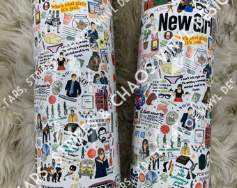 New Girl Theme Tumbler