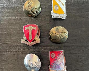 Vintage WWII Military US Army Pins and Badges LOT 11 - Etsy
