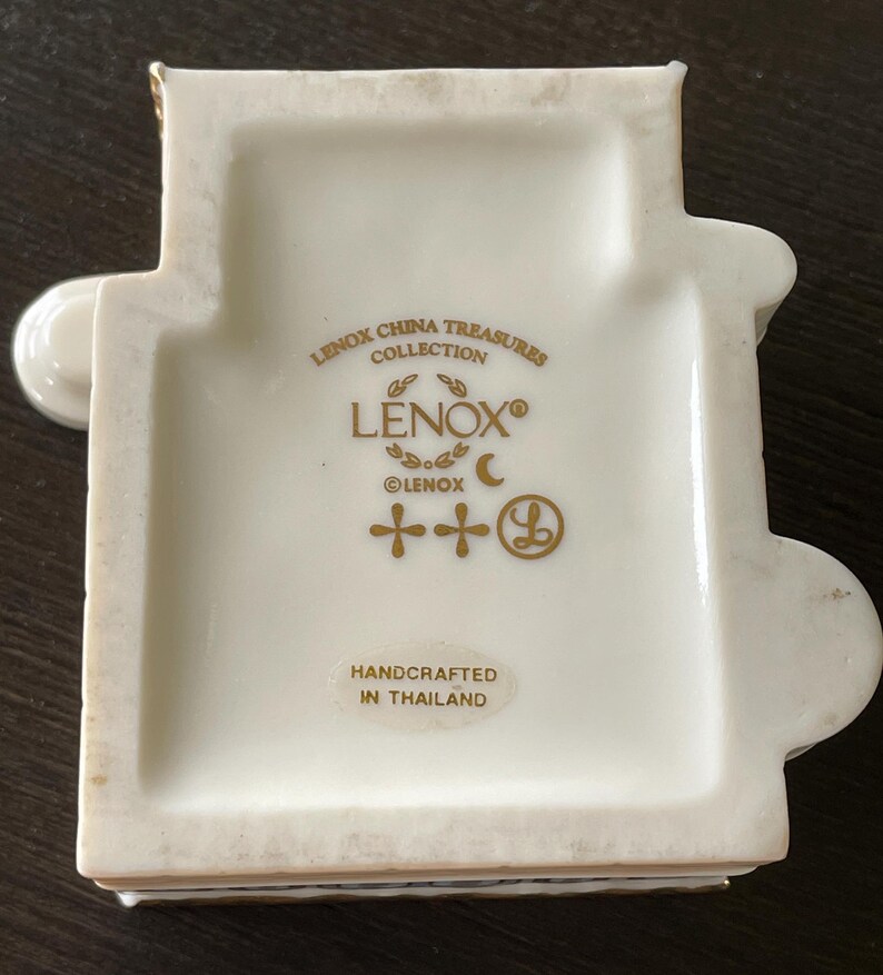 Lenox China Treasures Empire Collection Castle Trinket Box AS IS Etsy