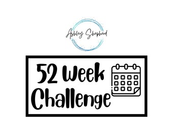 52 Week Savings for A6 Cash Envelopes | Printable | Fits in A6 Budget Binder | Budget Binder Insert | Cash Envelopes