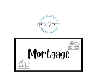 Mortgage Savings for A6 Cash Envelopes | Printable | Fits in A6 Budget Binder | Budget Binder Insert | Cash Envelopes