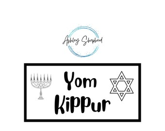 Yom Kippur Savings for A6 Cash Envelopes | Printable | Fits in A6 Budget Binder | Budget Binder Insert | Cash Envelopes