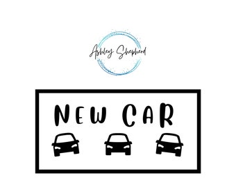 New Car Savings for A6 Cash Envelopes | Printable | Fits in A6 Budget Binder | Budget Binder Insert | Cash Envelopes