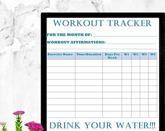 Workout Tracker | Water Tracker | Fitness Tracker