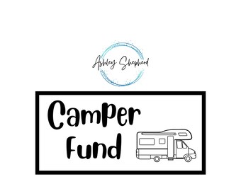 Camper Fund Savings for A6 Cash Envelopes | Printable | Fits in A6 Budget Binder | Budget Binder Insert | Cash Envelopes