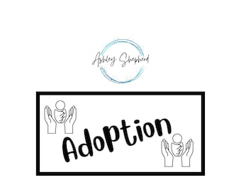 Adoption Savings for A6 Cash Envelopes | Printable | Fits in A6 Budget Binder | Budget Binder Insert | Cash Envelopes