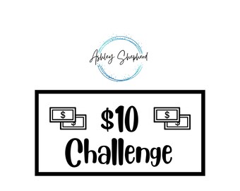 10 Dollar Savings for A6 Cash Envelopes | Printable | Fits in A6 Budget Binder | Budget Binder Insert | Cash Envelopes