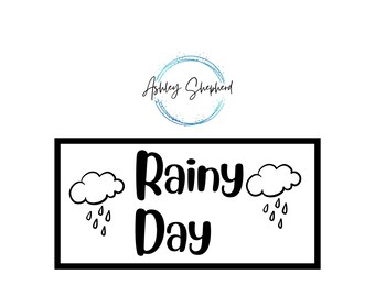 Rainy Day Savings for A6 Cash Envelopes | Printable | Fits in A6 Budget Binder | Budget Binder Insert | Cash Envelopes