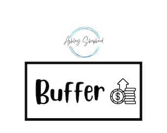 Buffer Savings for A6 Cash Envelopes | Printable | Fits in A6 Budget Binder | Budget Binder Insert | Cash Envelopes