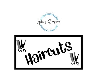 Haircuts Savings for A6 Cash Envelopes | Printable | Fits in A6 Budget Binder | Budget Binder Insert | Cash Envelopes