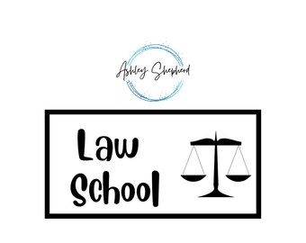 Law School Savings for A6 Cash Envelopes | Printable | Fits in A6 Budget Binder | Budget Binder Insert | Cash Envelopes