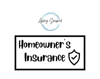 Homeowner's Insurance Savings for A6 Cash Envelopes | Printable | Fits in A6 Budget Binder | Budget Binder Insert | Cash Envelopes