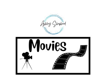 Movies Savings for A6 Cash Envelopes | Printable | Fits in A6 Budget Binder | Budget Binder Insert | Cash Envelopes