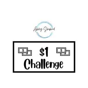 1 Dollar Savings for A6 Cash Envelopes | Printable | Fits in A6 Budget Binder | Budget Binder Insert | Cash Envelopes