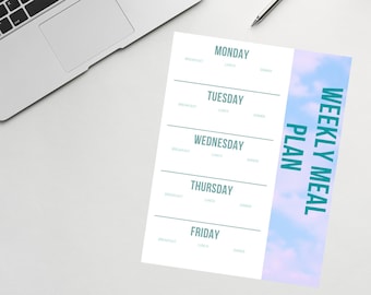 Weekly Meal Plan Printable