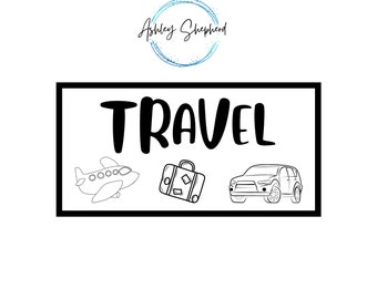 Travel Savings for A6 Cash Envelopes | Printable | Fits in A6 Budget Binder | Budget Binder Insert | Cash Envelopes