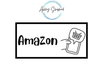 Amazon Savings for A6 Cash Envelopes | Printable | Fits in A6 Budget Binder | Budget Binder Insert | Cash Envelopes