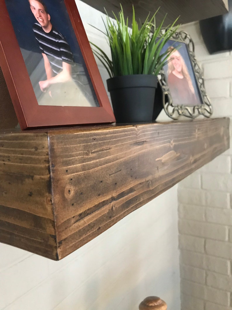 Floating Shelves 8 Inches Deep Floating Shelf Open Rustic Etsy