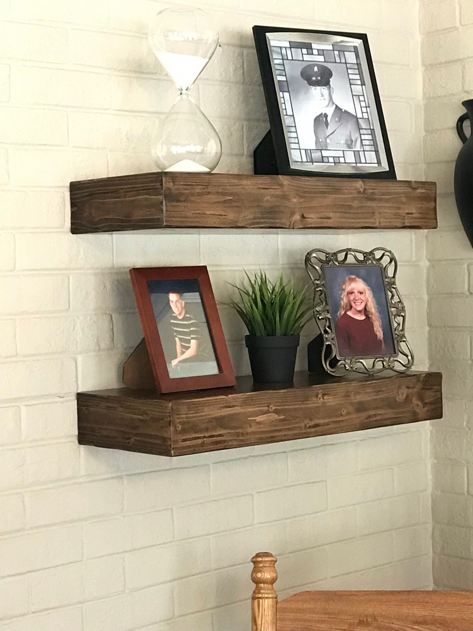 Floating Shelves 8 Inches Deep Floating Shelf Open Rustic Etsy