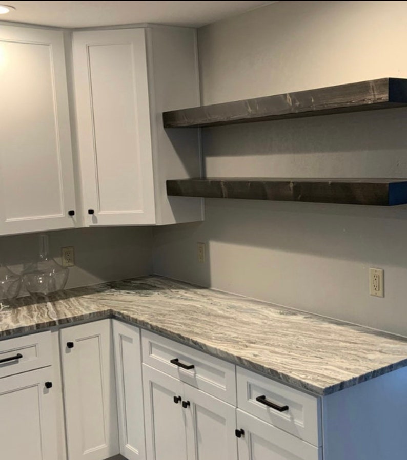 Floating Shelves 8 Inches Deep Floating Shelf Open Rustic Etsy