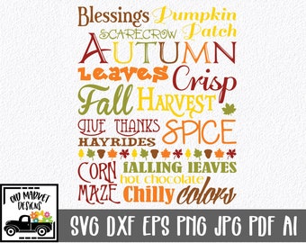 Autumn Subway Svg Etsy