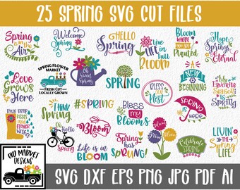 Download Spring Svg Bundle Etsy