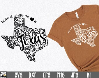 Download Texas Mandala Svg Etsy