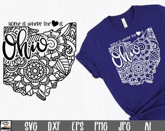 Download Ohio Mandala Etsy