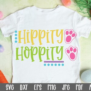 Easter SVG file - Hippity Hoppity SVG File - Clip Art - Printable Art Print - Cutting Files - Easter Sublimation File