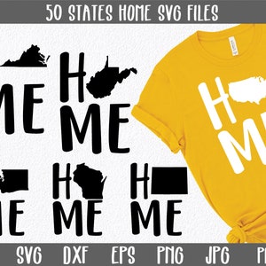 US States SVG Bundle - Home State SvG Files - States Clip Art - Cutting Files - States Clipart - USA States SvG - Home SvG Files
