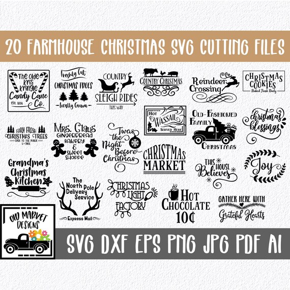 Download Christmas Svg Bundle 20 Country Christmas Svg Cut Files Etsy 3D SVG Files Ideas | SVG, Paper Crafts, SVG File