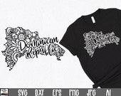 Dominican Republic SVG File  - Dominican Republic Mandala SVG Cut File - Mandala Clip Art - Art Print - Mandala SVG File - Sublimation File