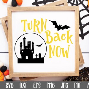 Draai nu terug SVG-bestand knippen - Halloween SVG - illustraties - afdrukbare kunstafdruk - snijbestanden - Halloween-sublimatie - Halloween gesneden bestand