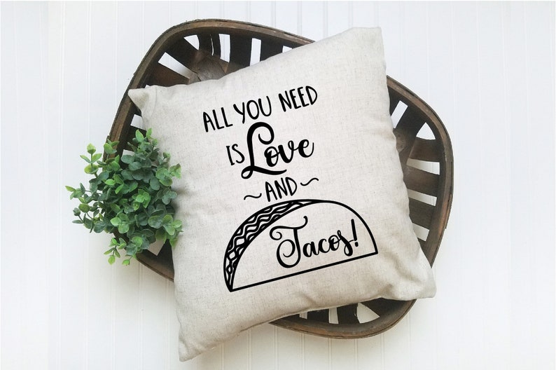 Download All You Need is Love and Tacos SVG Cut file SVG Clip Art | Etsy