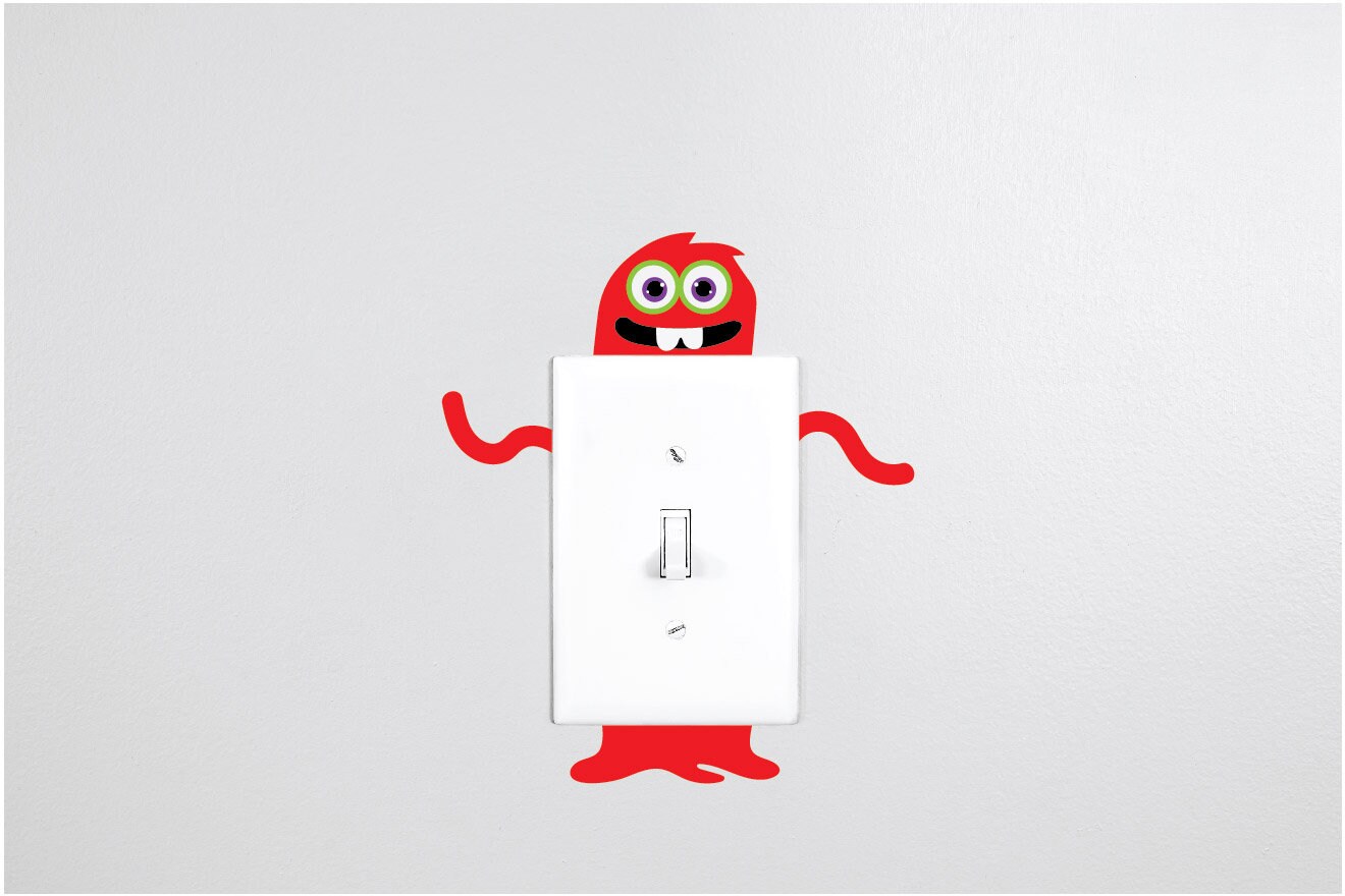 Monster Light Switch and Outlet SVG Cut File Bundle Wall Etsy Canada