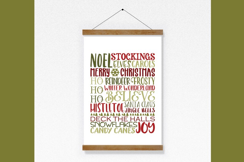 Download Christmas Subway Art SVG Cut file Christmas SVG Clip Art ...