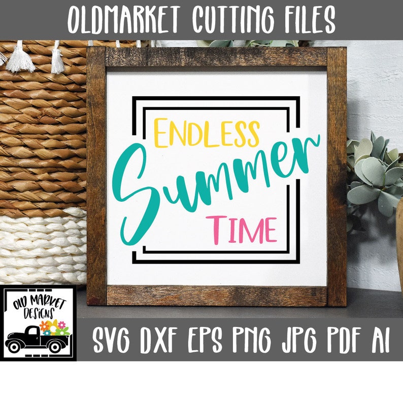 Download Endless Summer Time SVG Cut File Summer SVG Clip Art | Etsy