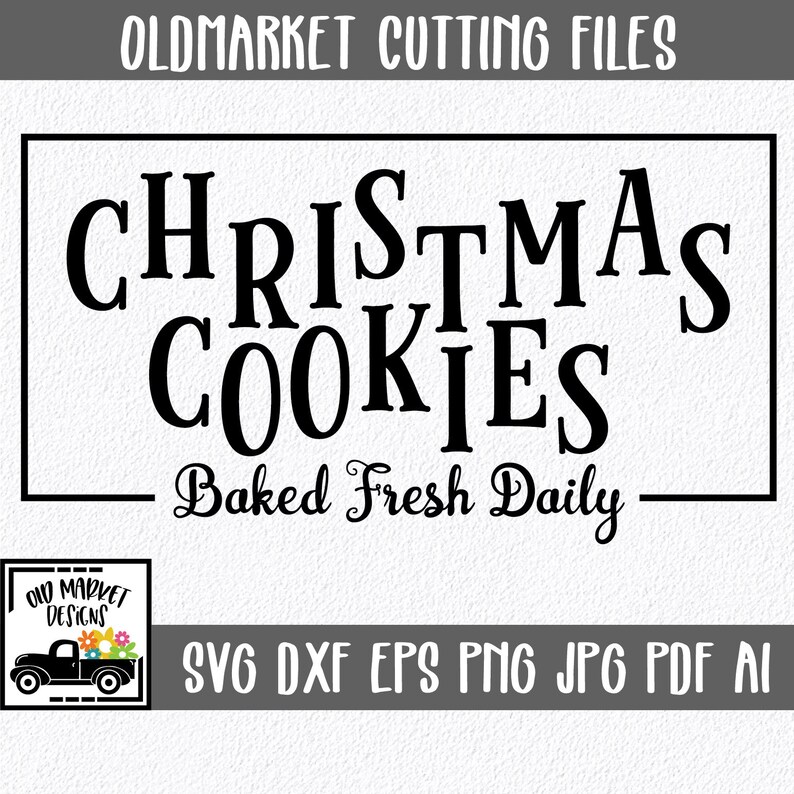 Download Free Christmas Svg Cut File Christmas Cookies Svg Clip Art Etsy SVG DXF Cut File