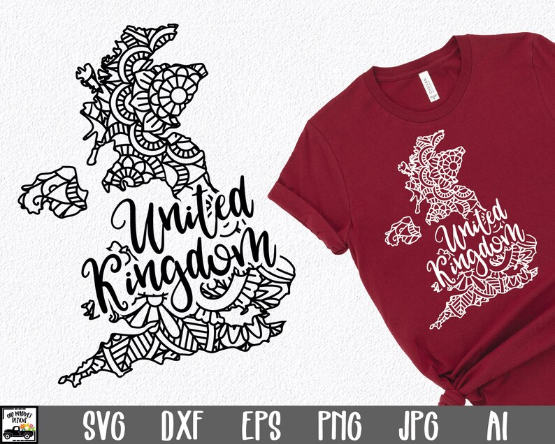 Download Mandala Svg File United Kingdom Svg File Sublimation File United Kingdom Mandala Svg Cut File Art Print Mandala Clip Art Clip Art Image Files Craft Supplies Tools Safarni Org