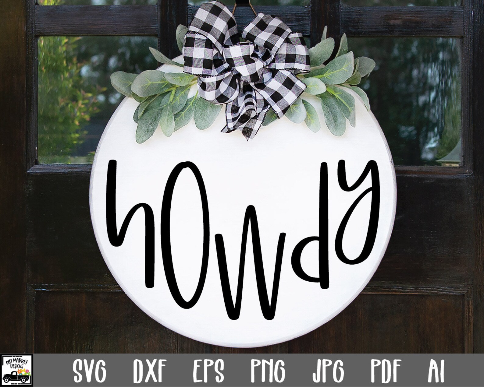 Howdy SVG File - Round Sign SVG - Howdy Cut File - Clip Art - Cutting ...