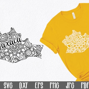 Oaxaca SVG File - Oaxaca Mexico Mandala Design - Mandala Clip Art - Art Print - Mandala Mexico SVG File - Sublimation File