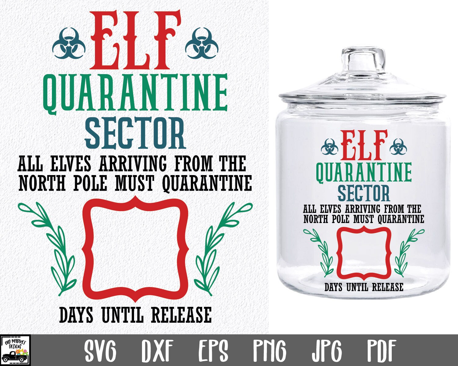 Elf Quarantine Sector SVG File Elf Quarantine SVG File Etsy