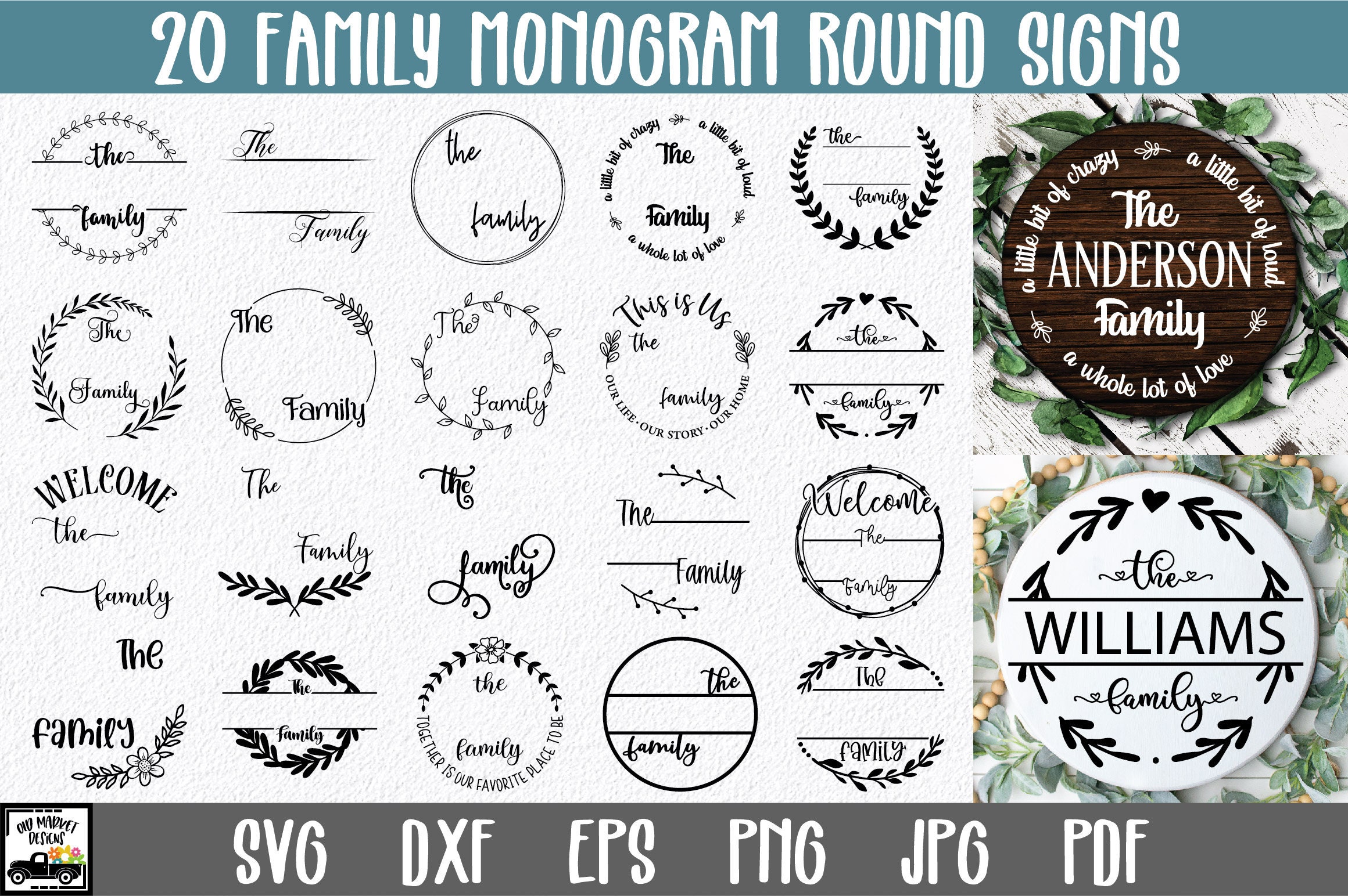 The Ultimate Round Sign SVG Bundle With Over 270 Designs - 12 Different ...