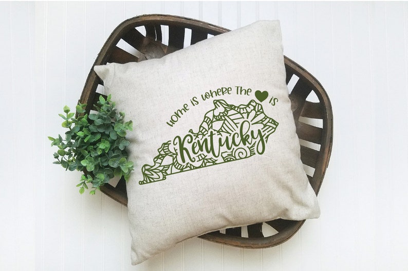 Download Kentucky Mandala SVG Bundle Home is Where the Heart Is State | Etsy
