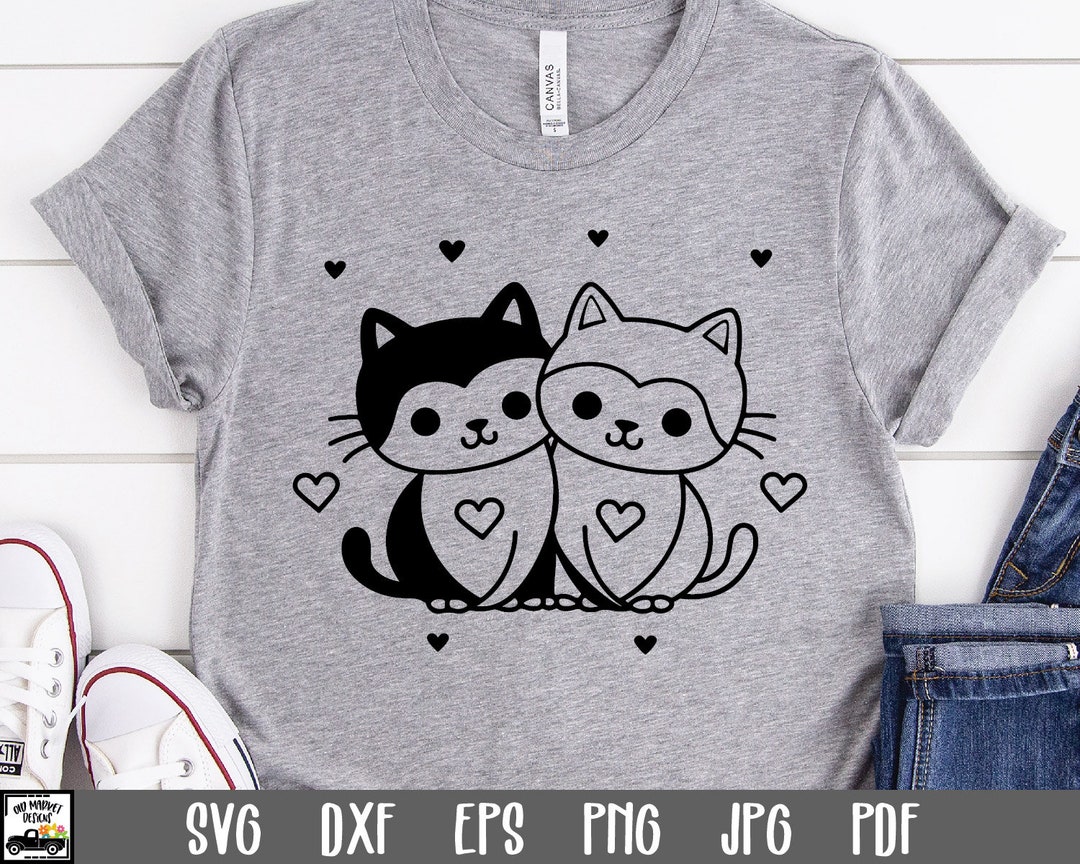 Cartoon Cat Buddies Shirt