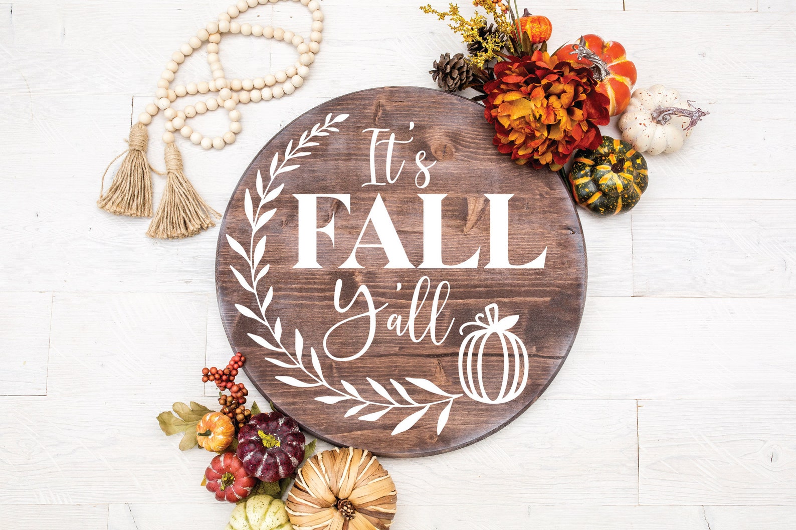 Fall Door Signs SVG Bundle Fall SVG Bundle Round Fall SVG Etsy
