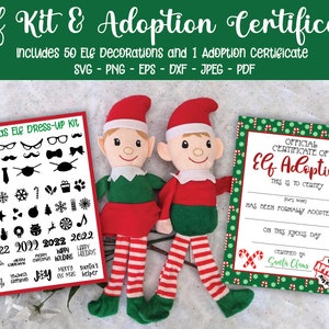 Op de afbeelding: Een printbaar kerst-elfen-adoptie certificaat met een groene en rode candy cane rand. Het certificaat bevat de tekst "Officieel Certificaat van Elfenadoptie" en "Dit is om te bevestigen dat (Elf's naam) formeel is geadopteerd door (Adoptieouders naam) op deze vreugdevolle dag. Gecertificeerd door de Kerstman." Het certificaat heeft ook een rode "Noordpool Goedgekeurd" stempel.