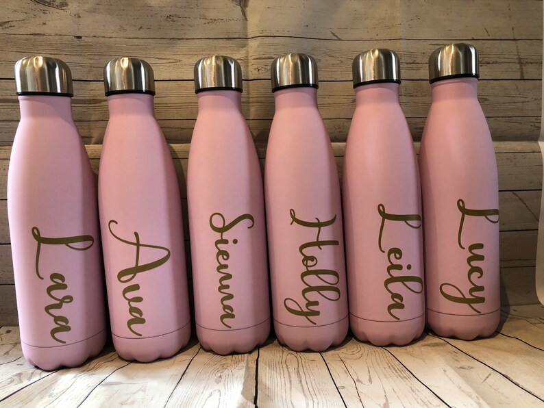 Personalised Metal Water Bottle Personalised Water Bottle Etsy UK
