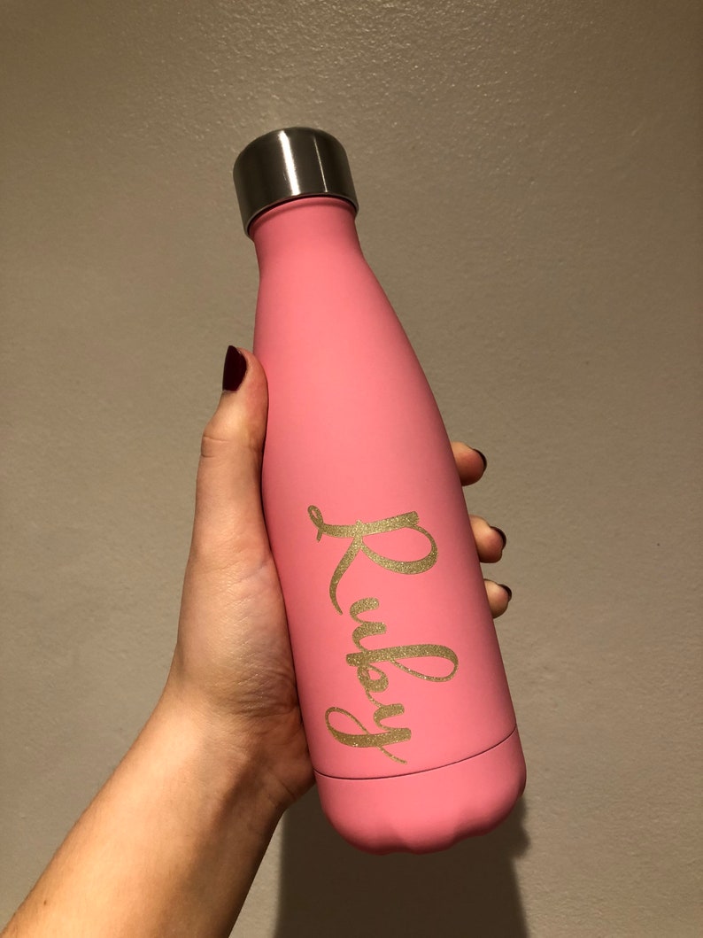Personalised Childrens Metal Water Bottle Etsy UK