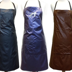 Waterproof Chemical Apron with Custom Name Logo Embroidery Barber Salon Stylist Nail Art Grooming Smock Uniform